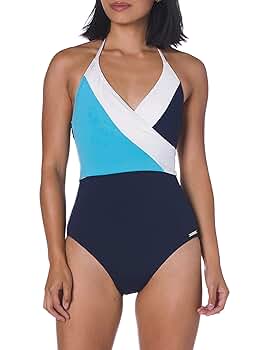 Vince Camuto Women's Standard Wrap Tie One Piece Swimsuit